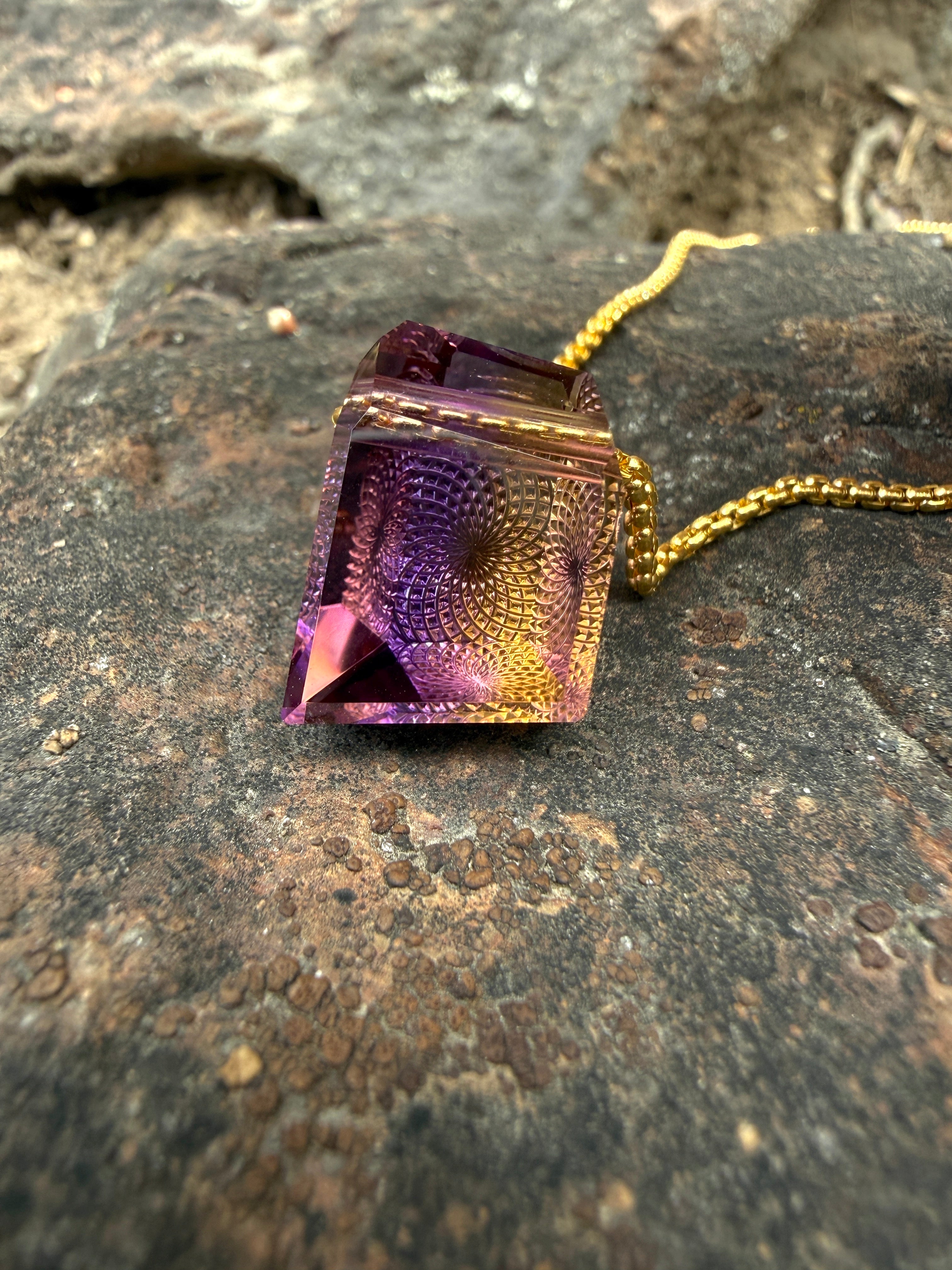 Ametrine Pendant 27.74cts